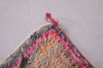 Vintage handmade colourful berber rug  5.4 FT X 7.9 FT