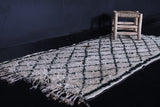 Handmade Moroccan carpet area rug 3 FT X 6.8 FT