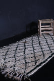 Handmade Moroccan carpet area rug 3 FT X 6.8 FT