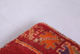 Berber handmade azilal old ottoman rug pouf