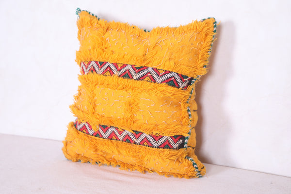 Moroccan handmade kilim pillow 13.3 INCHES X 13.7 INCHES