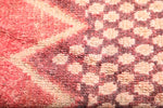 Berber moroccan handmade azilal rug pouf