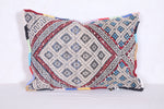 Moroccan handmade kilim pillow 12.9 INCHES X 18.1 INCHES