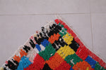 Vintage colorful runner rug 2.5 FT X 8.2 FT
