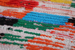 Vintage colorful runner rug 2.5 FT X 8.2 FT