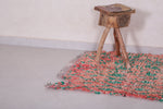 Vintage handmade runner rug 2.7 FT X 6 FT