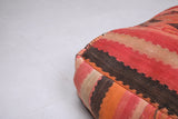 Moroccan berber handwoven kilim woven rug pouf