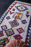Azilal carpet berber moroccan rug 3.8 FT X 9 FT