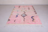 Vintage handmade berber rug 5.3 FT X 8.3 FT