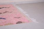 Vintage handmade berber rug 5.3 FT X 8.3 FT