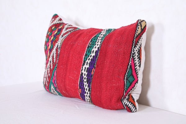 Moroccan handmade kilim pillow 14.5 INCHES X 21.6 INCHES