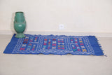 Moroccan berber handwoven kilim 3.2 FT X 4.5 FT