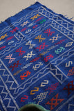 Moroccan berber handwoven kilim 3.2 FT X 4.5 FT