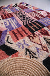 Colorful flatwoven berber moroccan rug - 4.7 FT X 8.3 FT