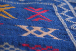 Moroccan berber handwoven kilim 3.2 FT X 4.5 FT