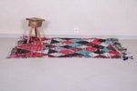 Vintage handmade moroccan berber rug 3.4 FT X 5.7 FT
