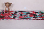 Vintage handmade moroccan berber rug 3.4 FT X 5.7 FT
