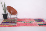 Colorful Handmade berber moroccan Rug 4.8 FT X 8.4 FT