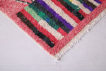 Colorful Handmade berber moroccan Rug 4.8 FT X 8.4 FT