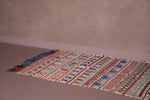 Old Moroccan Kilim 3.9 FT X 7.8 FT