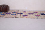Vintage handmade runner rug 3.9 FT X 5.6 FT
