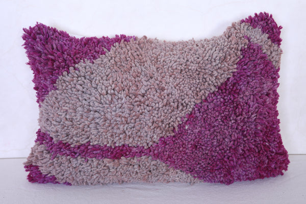 Two Moroccan handmade rug pillows