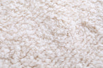White Handmade Wool Rug - Custom Beni Ourain Rug