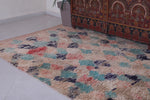 Vintage handmade moroccan hallway rug 5.1 FT X 11.7 FT