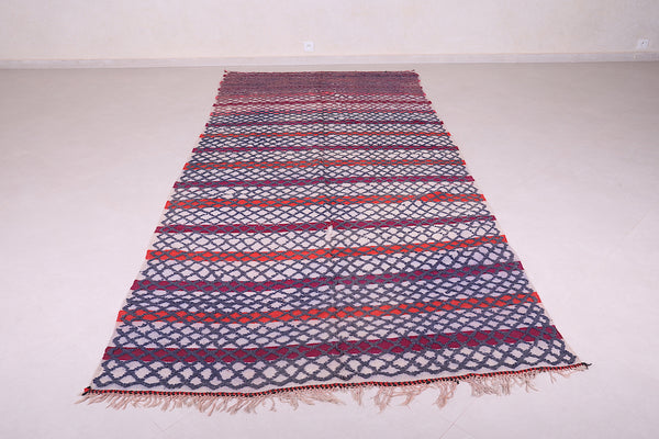 Long hallway handmade Moroccan rug - 5.2 FT X 11.8 FT