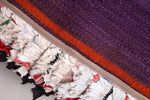 Two Moroccan berber handmade Kilim rug Poufs
