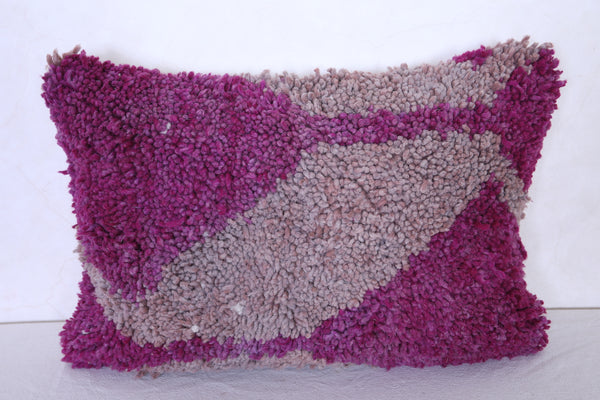 Two Moroccan handmade rug pillows