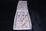 Runner handwoven berber Moroccan rug , 1.8 FT X 6.8 FT