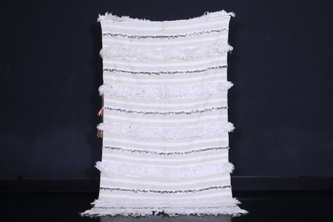 Wedding moroccan blanket rug 4 FT X 6.8 FT