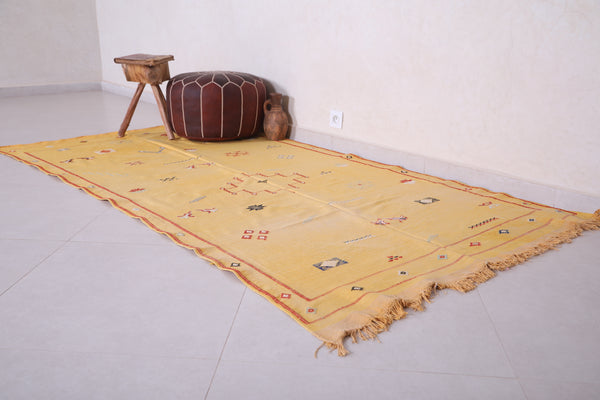 Flatwoven moroccan rug, Berber custom woven carpet
