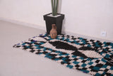Handmade berber Moroccan knotted rug - 3.6 FT X 7 FT