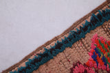 Runner vintage moroccan Berber rug 3.3 FT X 9.3 FT