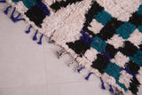 Handmade berber Moroccan knotted rug - 3.6 FT X 7 FT