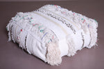 Moroccan wedding blanket old rug Pouf