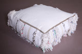 Moroccan wedding blanket old rug Pouf