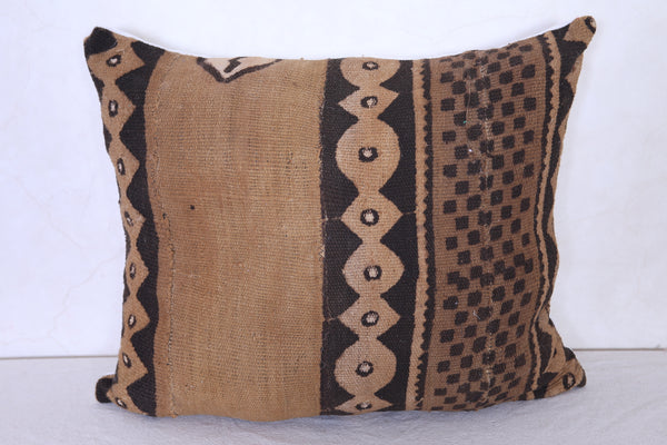 Two Moroccan handmade kilim pillows