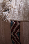 Berber handwoven moroccan kilim pouf