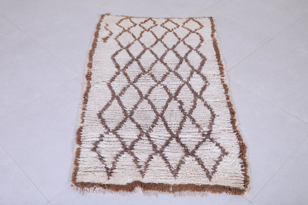 Moroccan runner rug – Beni ourain diamond pattern 2.8 x 4.8 FT