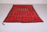 vintage handmade moroccan berber rug 5.9 FT X 8.9 FT