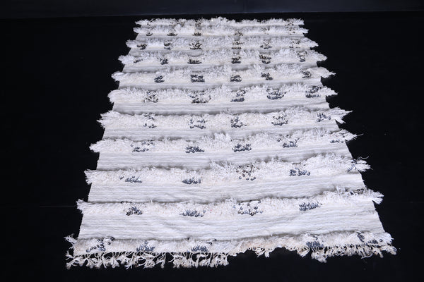 Wedding Moroccan rug 3.9 FT x 6.4 FT | Handcrafted elegance