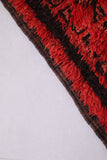 vintage handmade moroccan berber rug 5.9 FT X 8.9 FT