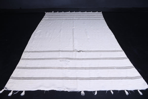 Flatwoven berber moroccan rug - 6.4 FT X 10.7 FT