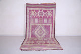 Vintage handmade moroccan berber rug 5.5 FT X 14.4 FT