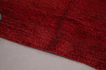Red carpet berber Solid rug 3.7 FT X 4.9 FT