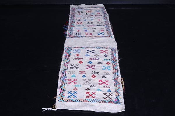 Runner Moroccan rug – 1.9 FT x 7.9 FT | Handwoven bohemian design