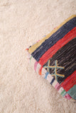 Berber Moroccan old handmade rug Kilim Pouf